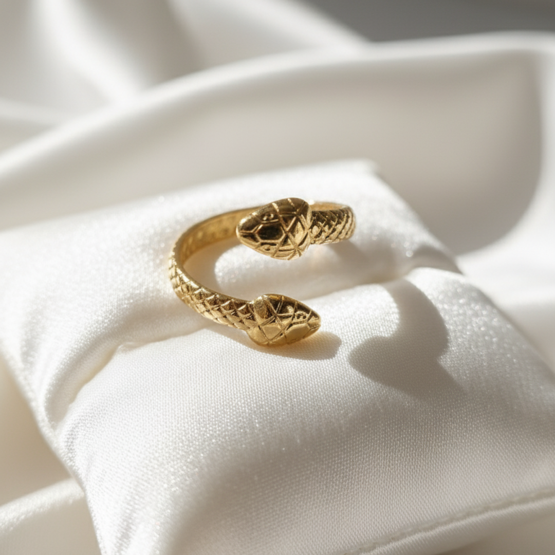 Golden Serpent Ring