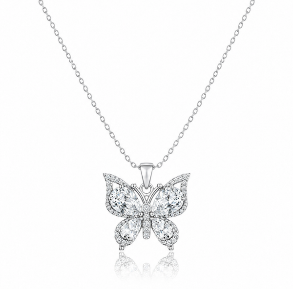 Gleam & Glow Butterfly Zircon Necklace