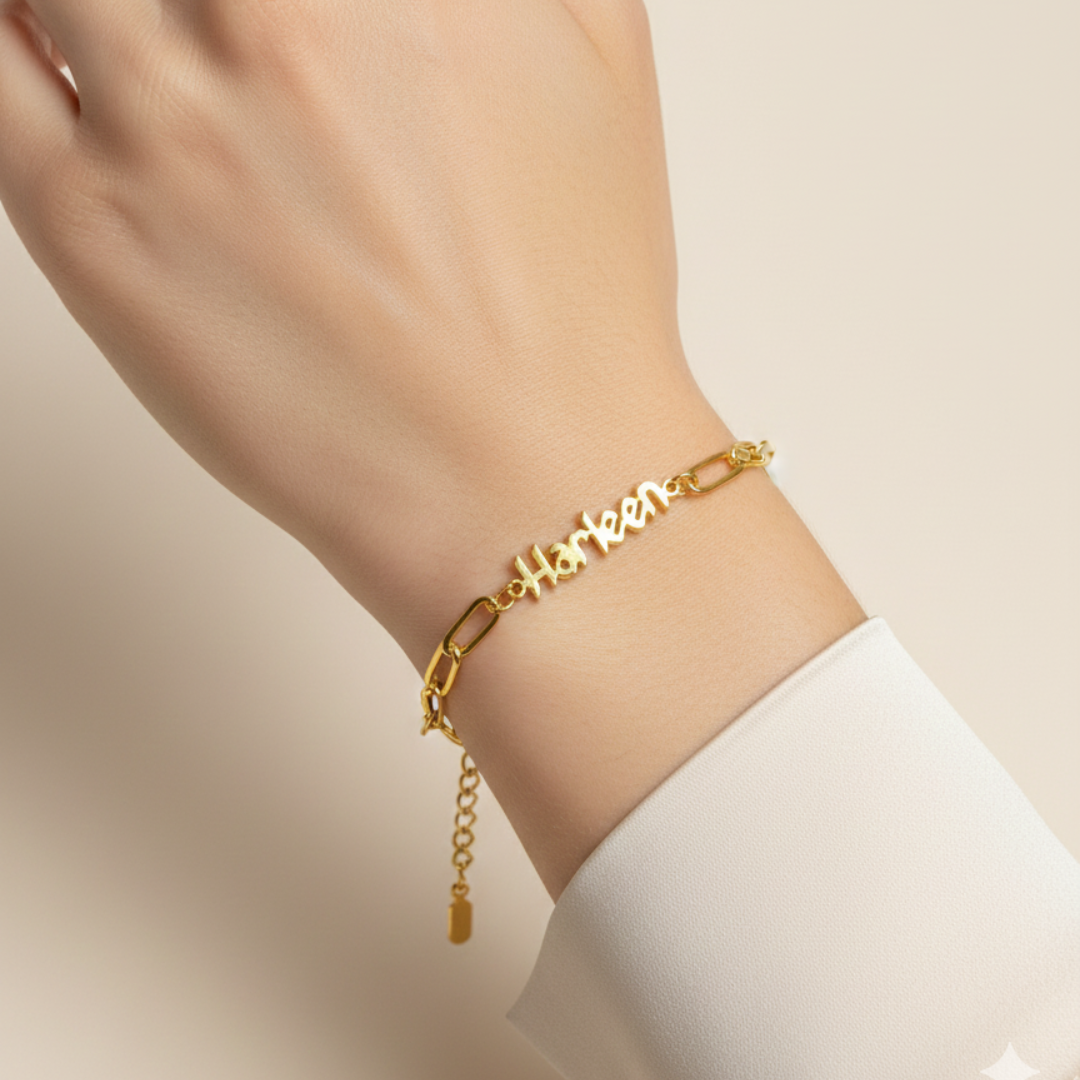 Custom Name Link Bracelet