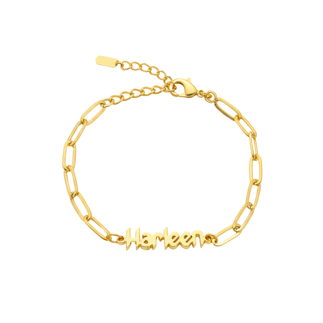 Custom Name Link Bracelet