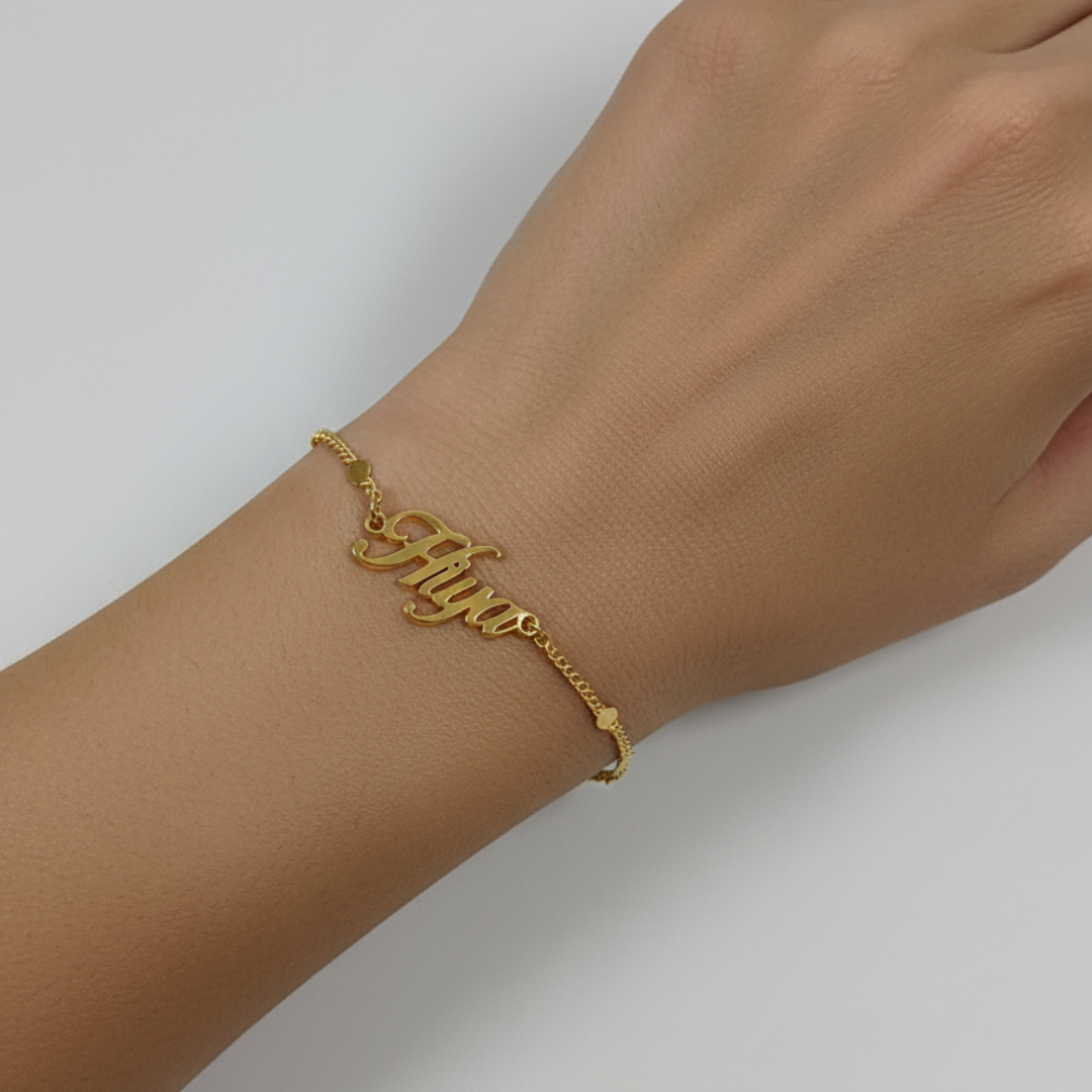 Handwritten Script Bracelet