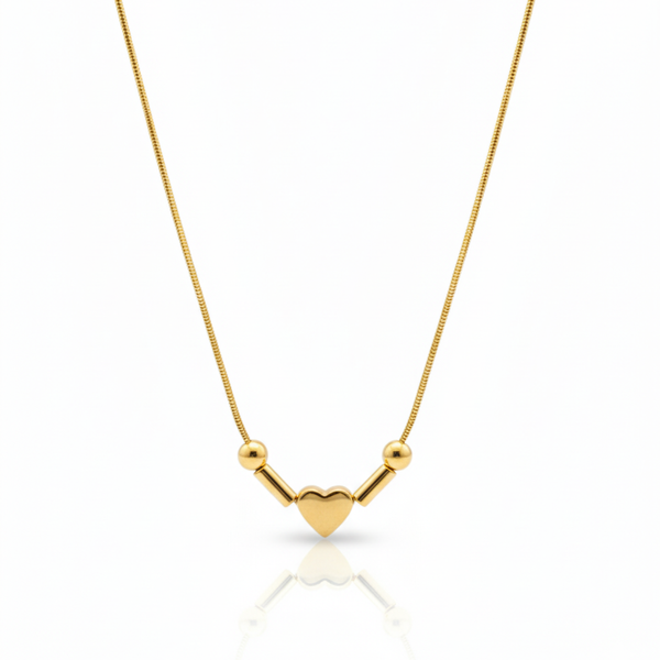 Couple Initial Morsecode Necklace