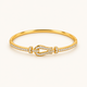 Lustre Loop Kada - 18k Gold ( Demi Fine )