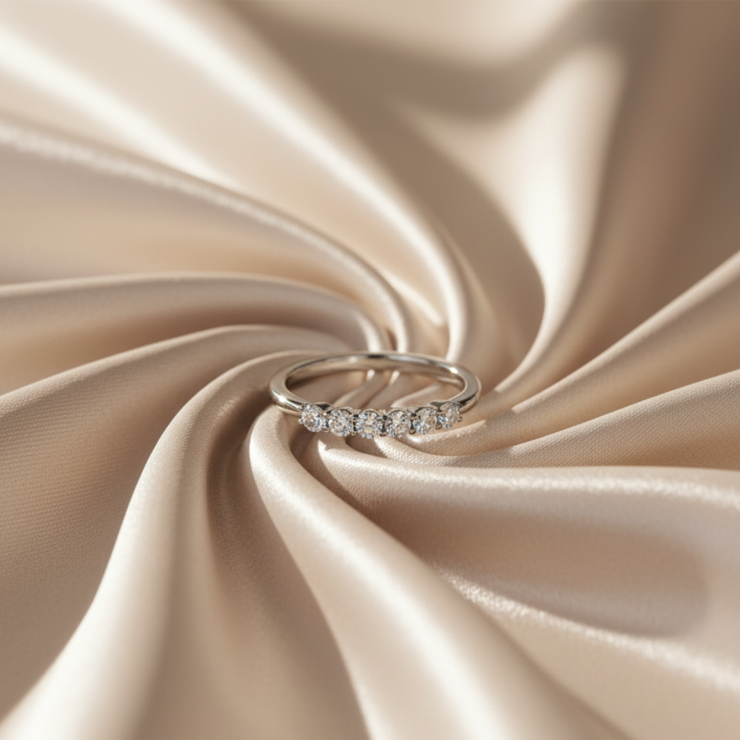 Five-Stone Pear Zircon Ring