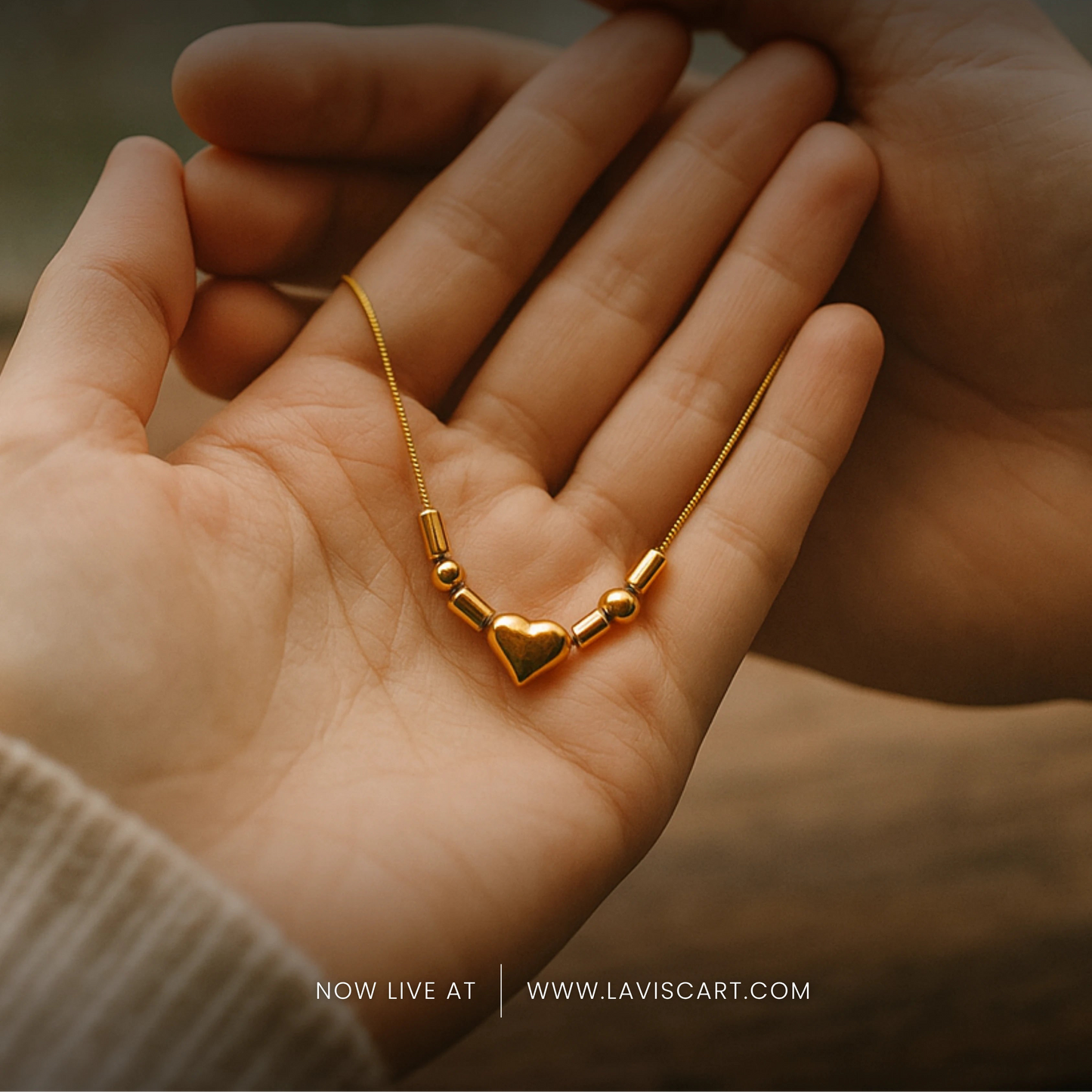 Couple Initial: Morse Code Necklace