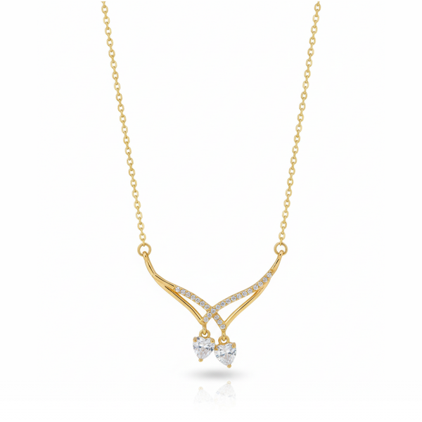Tangled Zircon Diamond Necklace
