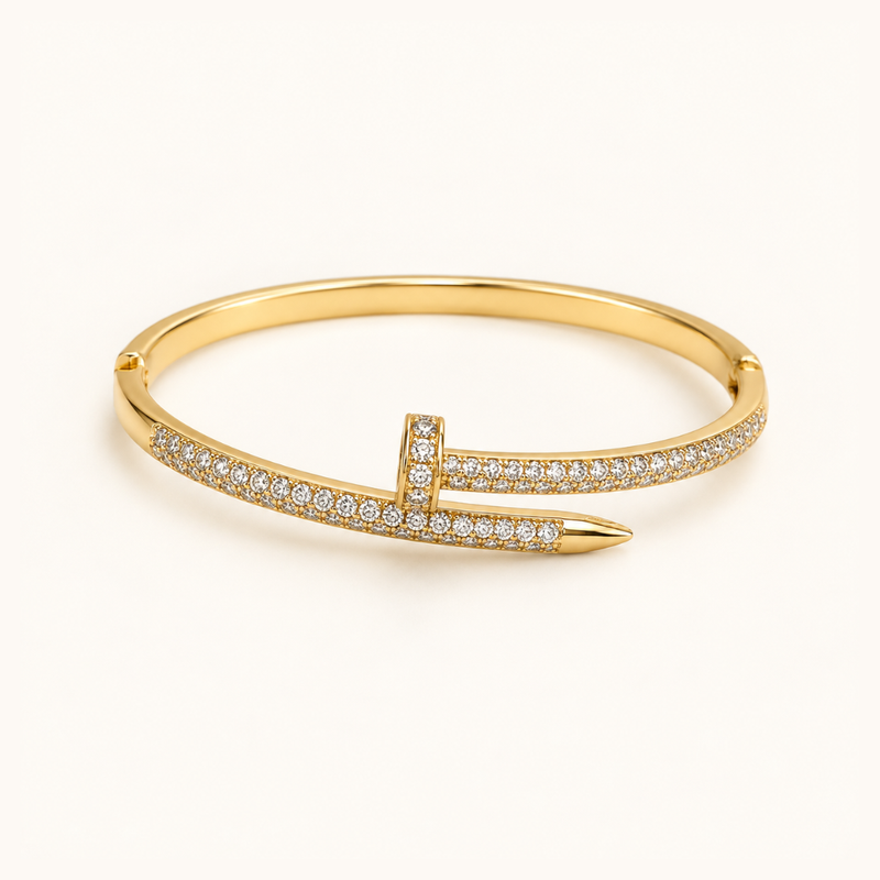 Lavis Nail Kada - 18k Gold ( Demi Fine )