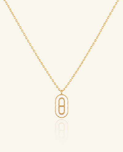 Oval Muse Necklace - 18K Gold (Demi Fine)
