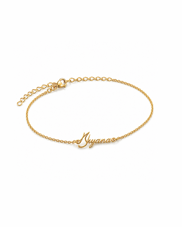 Handwritten Script Bracelet