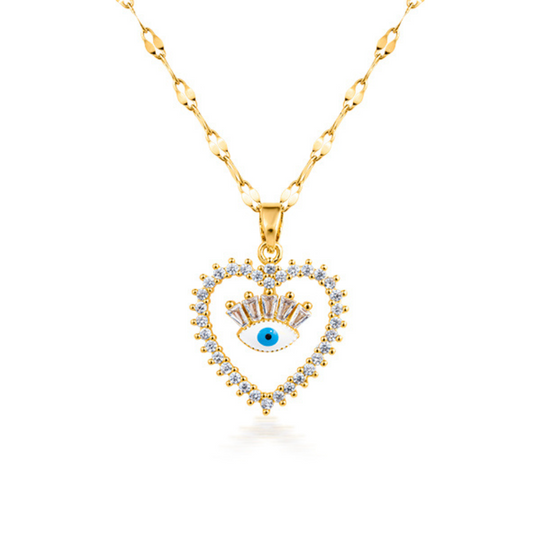 Heart Eyes Necklace