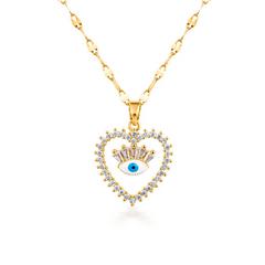 Heart Eyes Necklace
