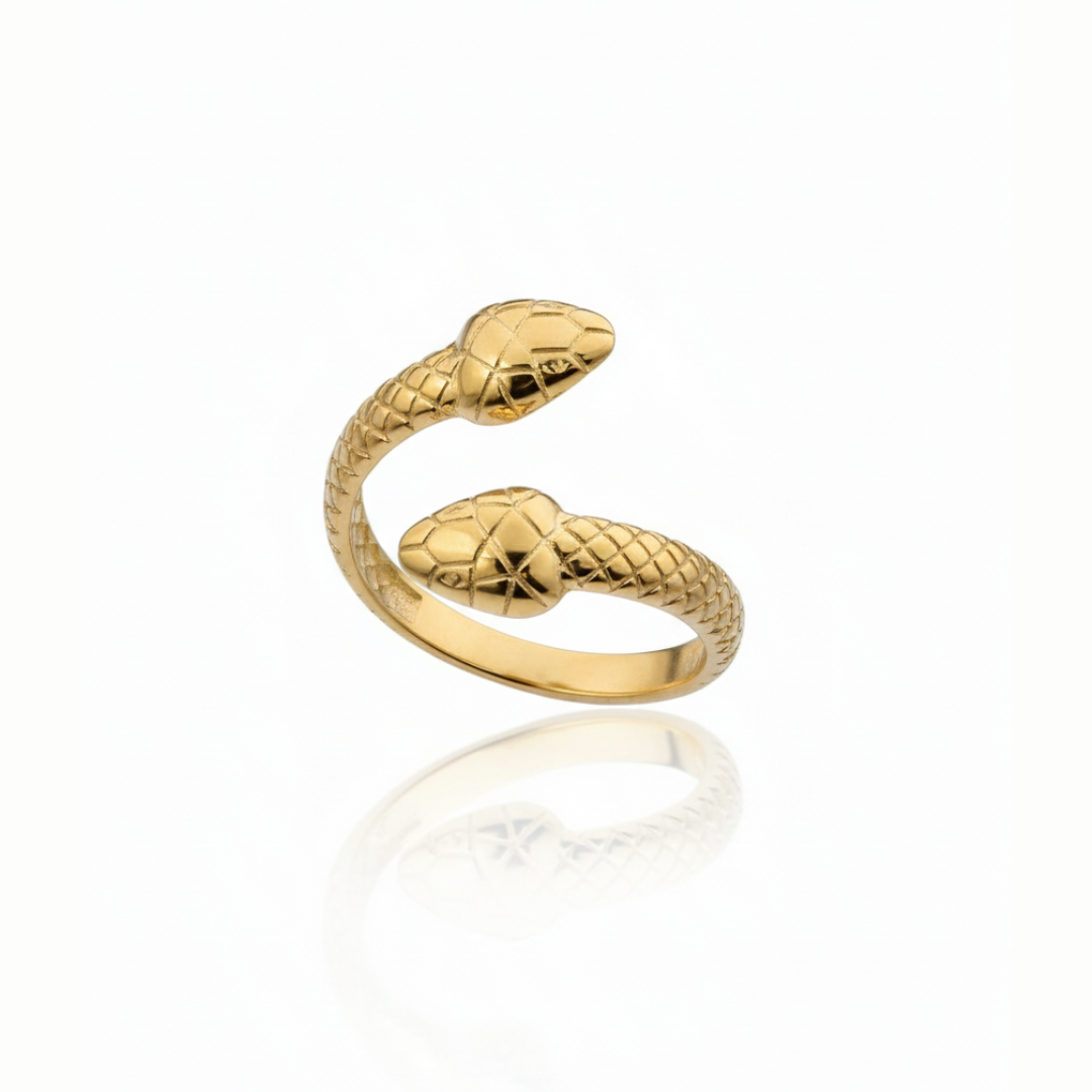 Golden Serpent Ring