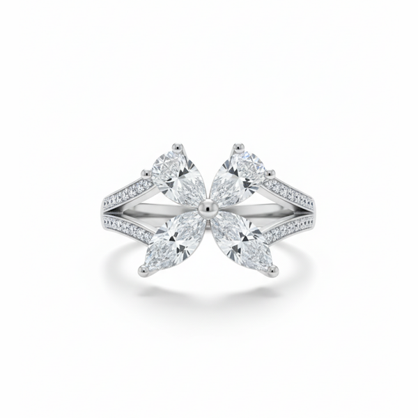 Butterfly Duo Band Ring