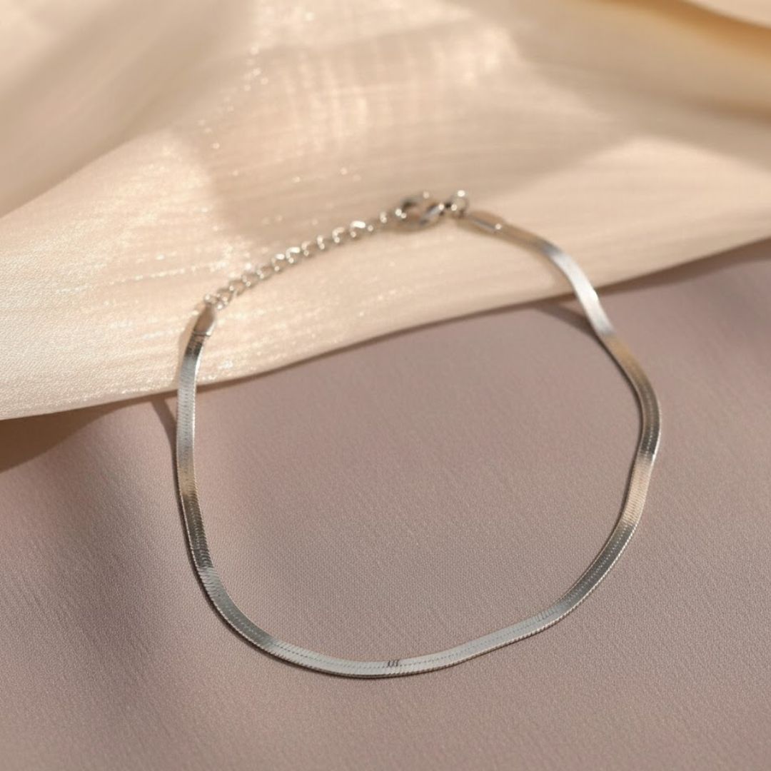 Snake Anklet Silver