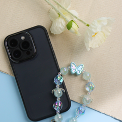 Blue flutter fly mobile charm