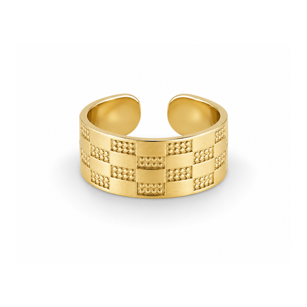 Geometric Weave Ring