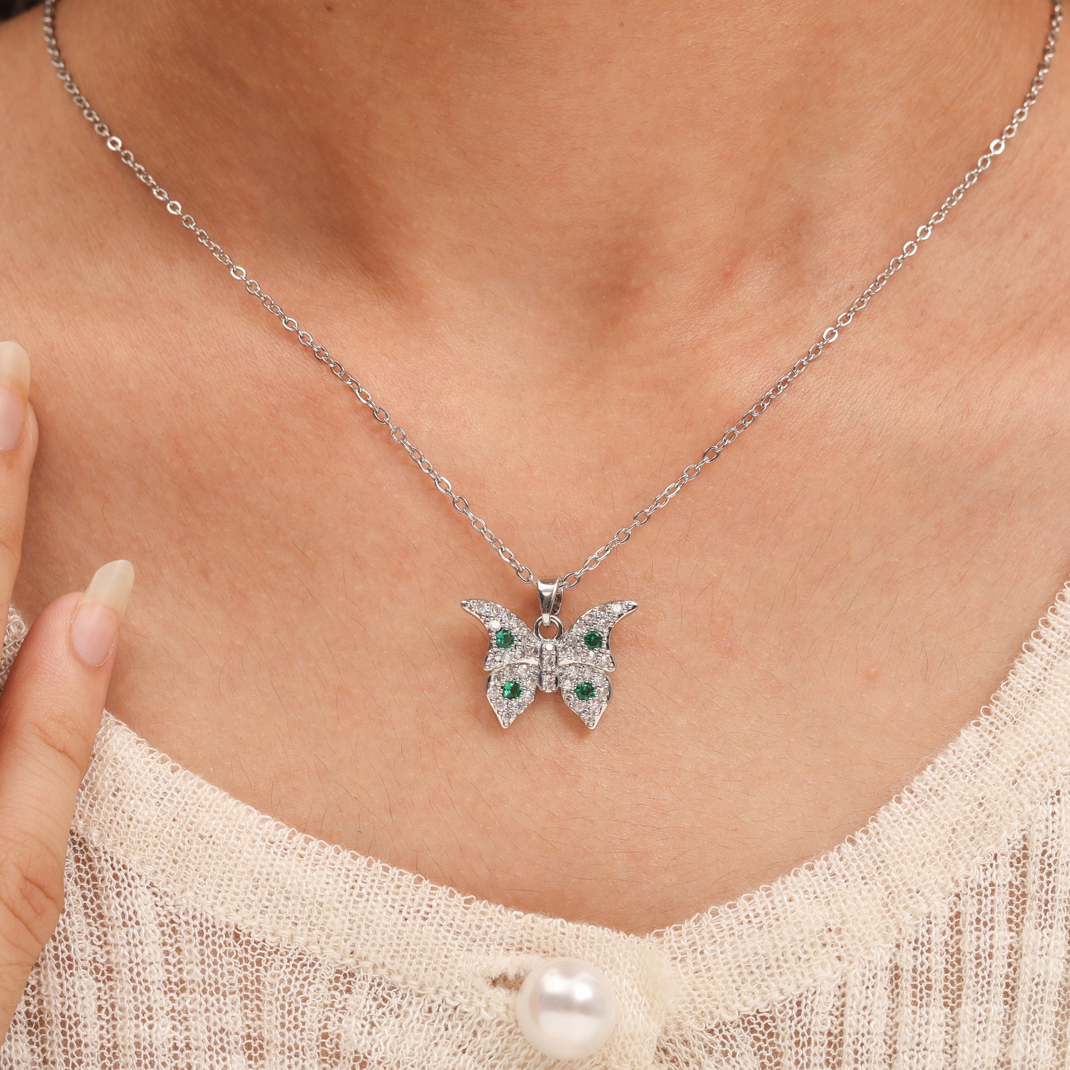 Sky Flutters Necklace