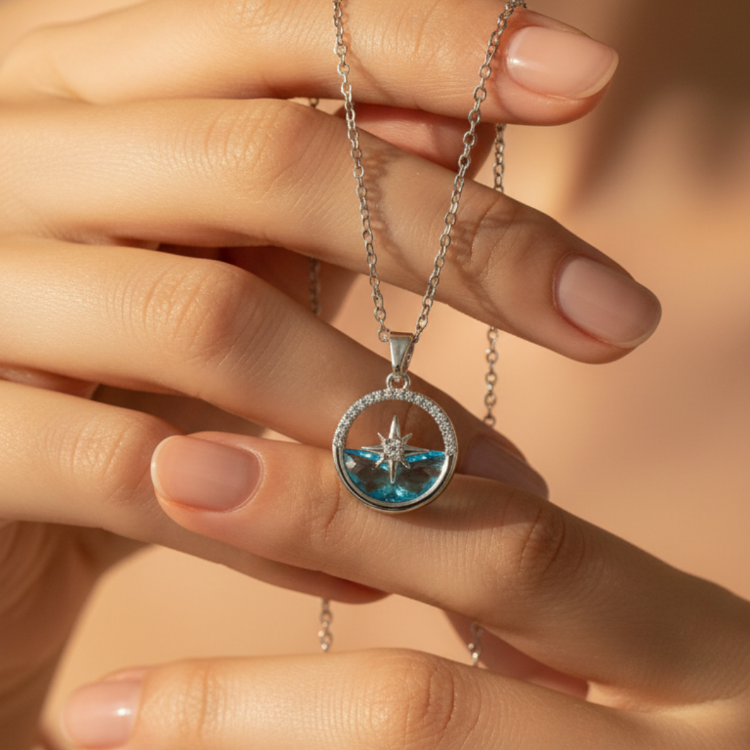 Star Ocean Zircon Diamond Necklace