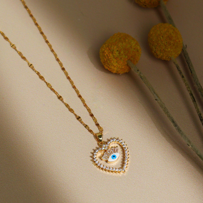 Heart Eyes Necklace