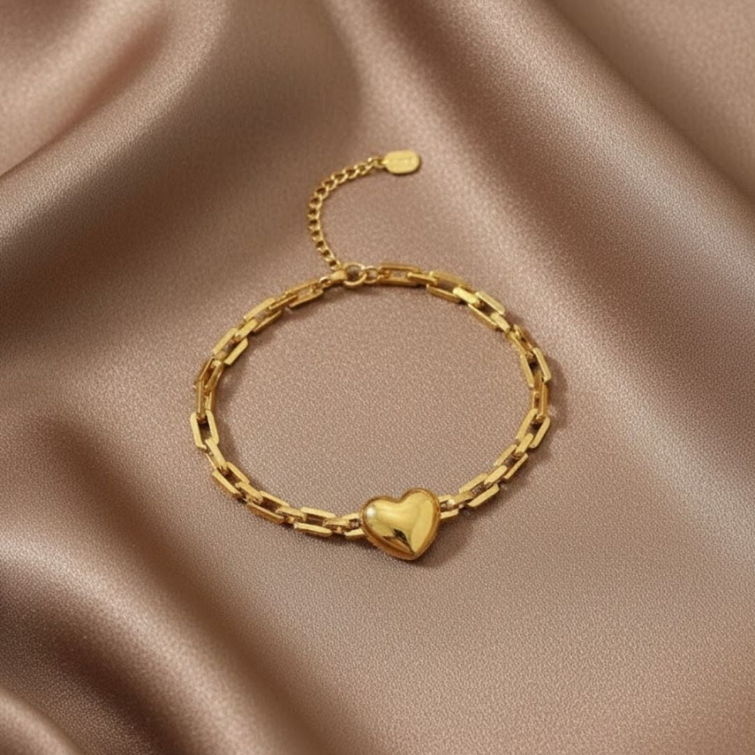 Bold Heart Bracelet