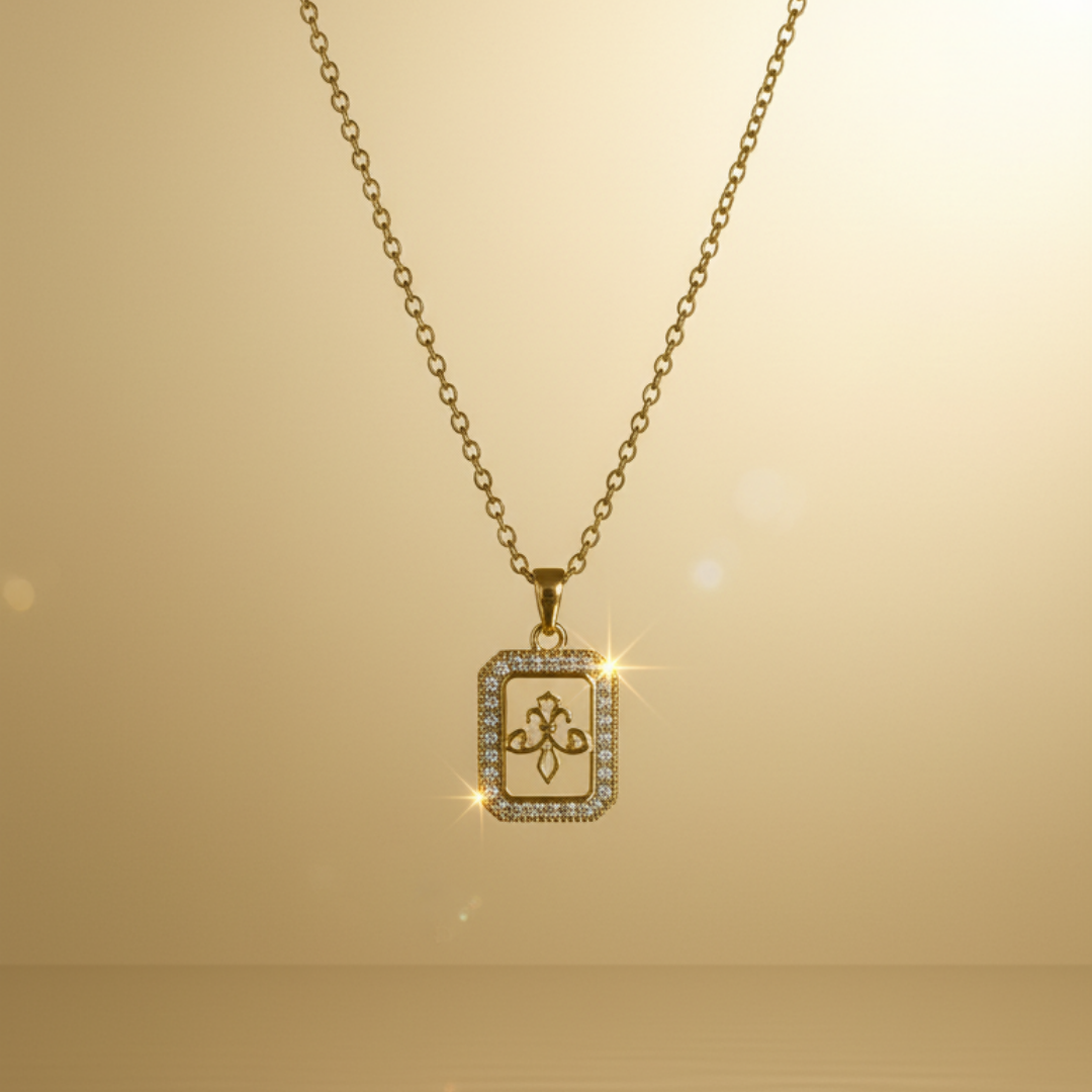 Fleur-De-Lis Pendant Necklace