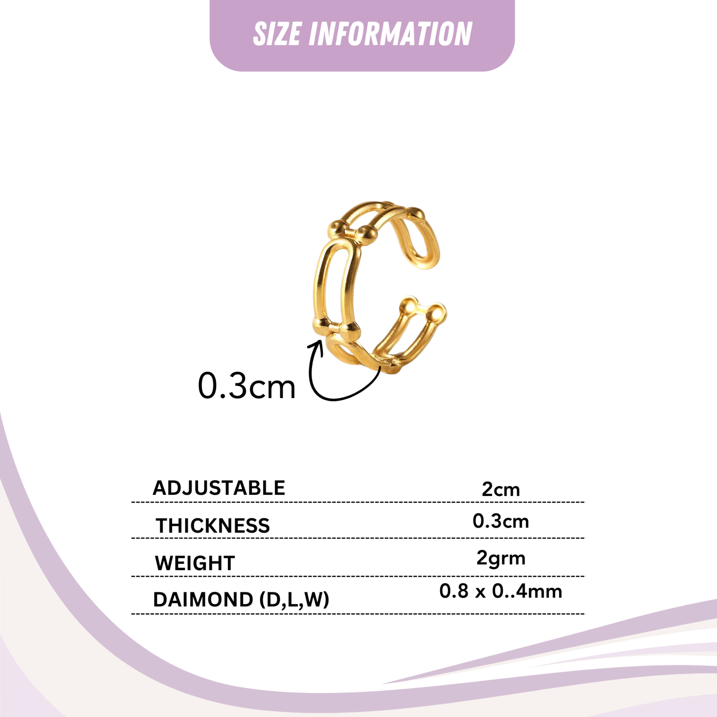 Modernist Orbit Ring