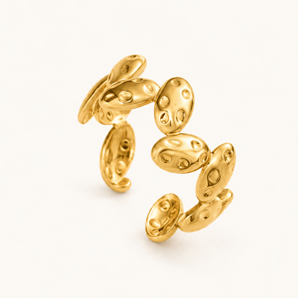 Gilded Leaflet Ring