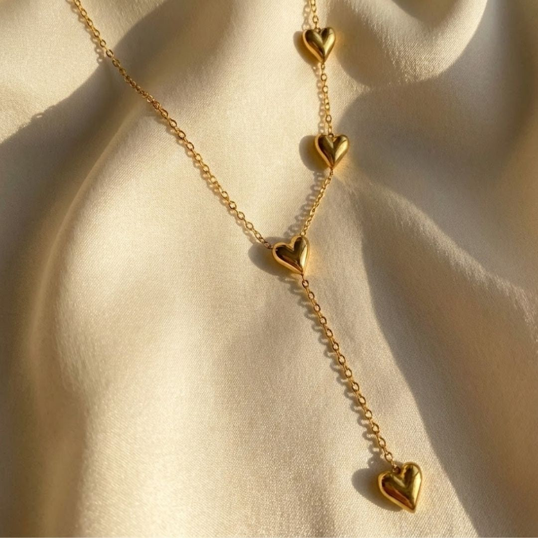 Voguish 2D Heart Necklace