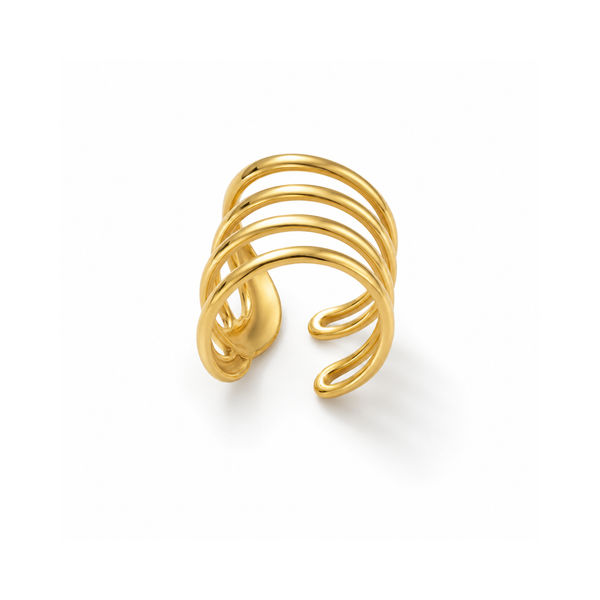 Ripple Stacks Ring