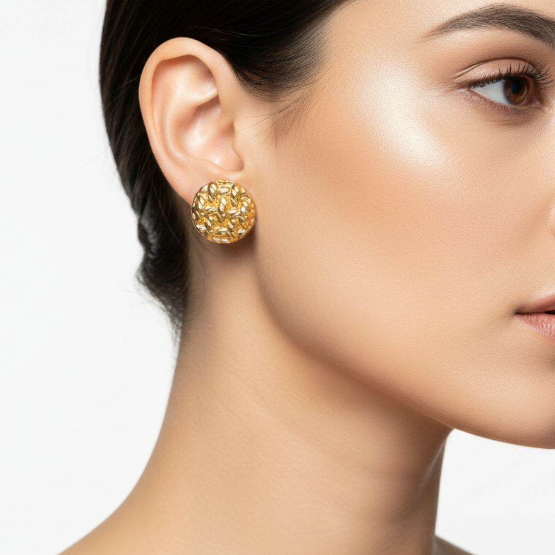 Elegant Discoid Earrings