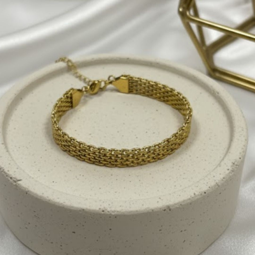 Bold Golden Bracelet
