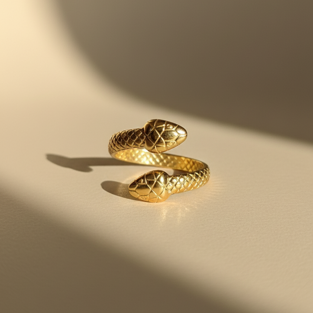 Golden Serpent Ring
