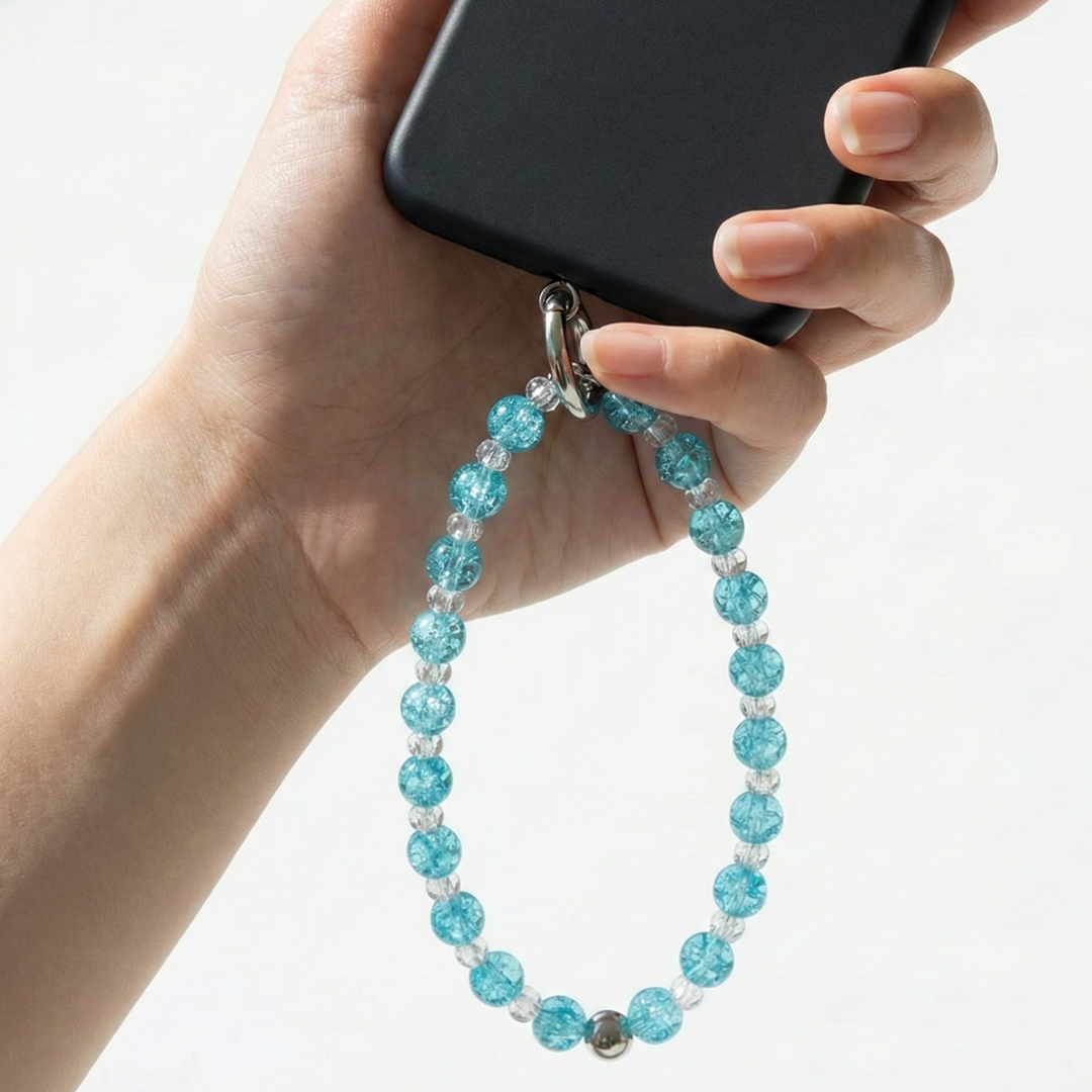 Blue Aura Mobile Charm