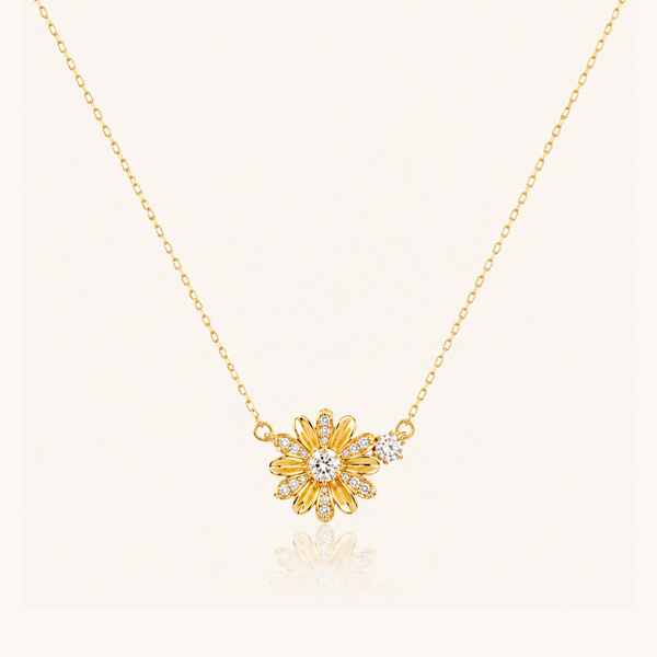 Daisy Glow Necklace - 18K Gold (Demi Fine)