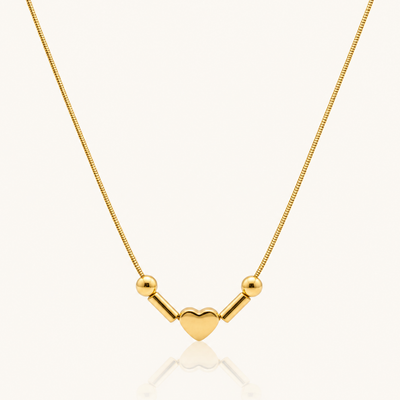 Couple Initial Morsecode Necklace