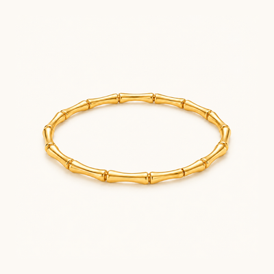 Bamboo Luxe bracelet - 18k Gold (Demi Fine)