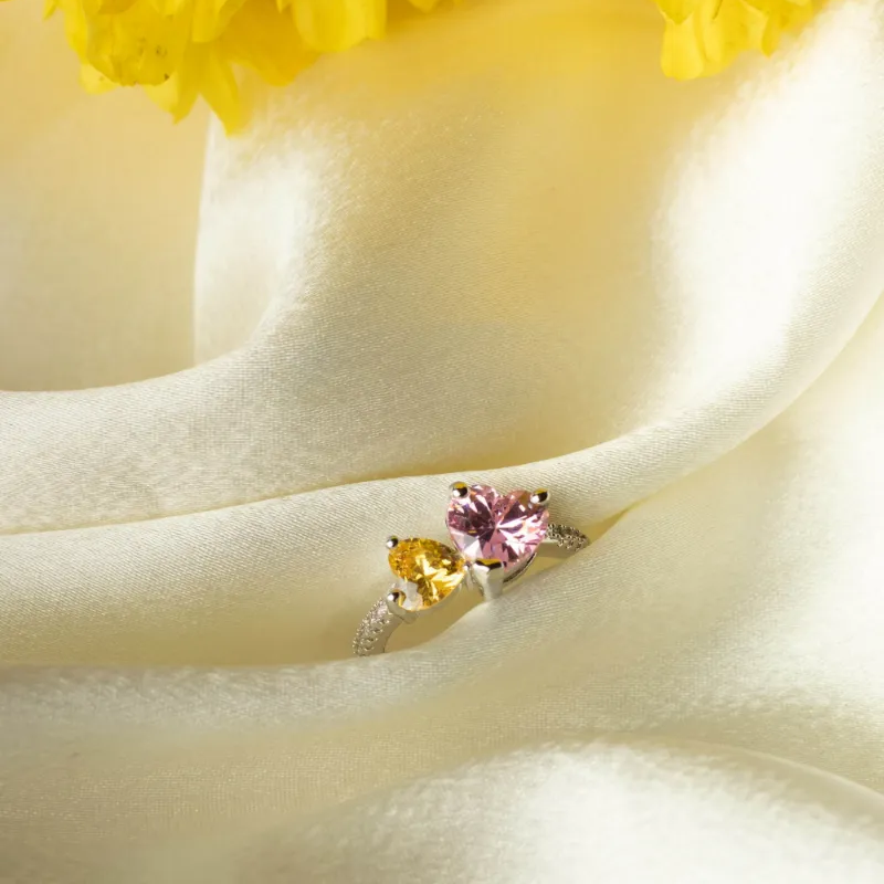Two-Hearts Ring