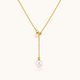 Pearl Layer Necklace - 18k Gold ( Demi Fine )