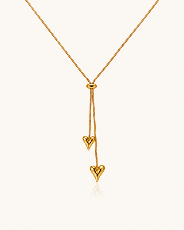 Heart Arrow Necklace - 18k Gold ( Demi Fine )