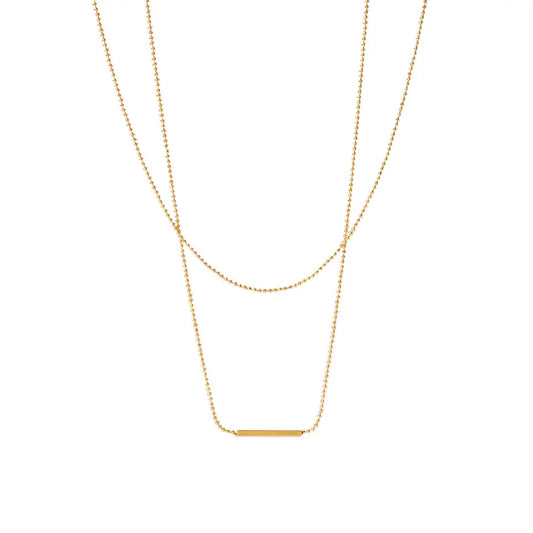 Wispy Songs  Layered Necklace