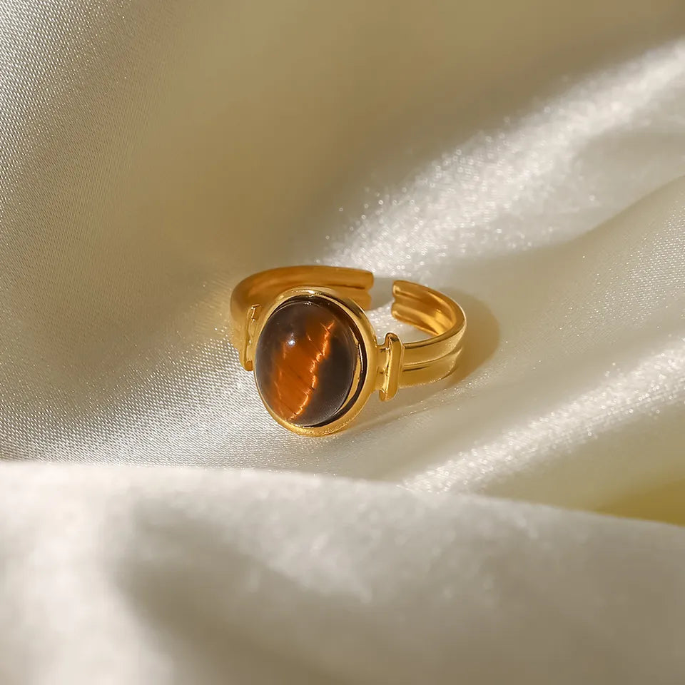 Tiger Eye Majesty Ring