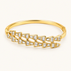 X Link Kada - 18k Gold ( Demi Fine )