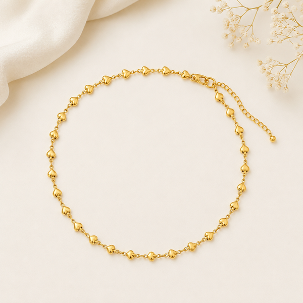 Golden Hearts Waist Chain