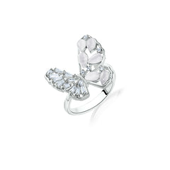 Silver Butterfly Dream Ring