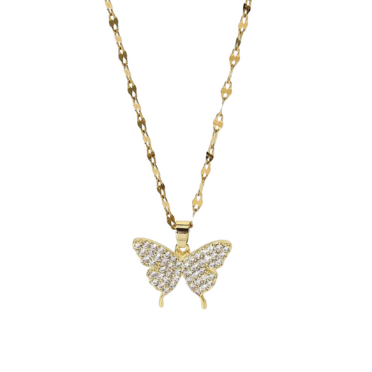 18k Gold Wonder Monarch Necklace
