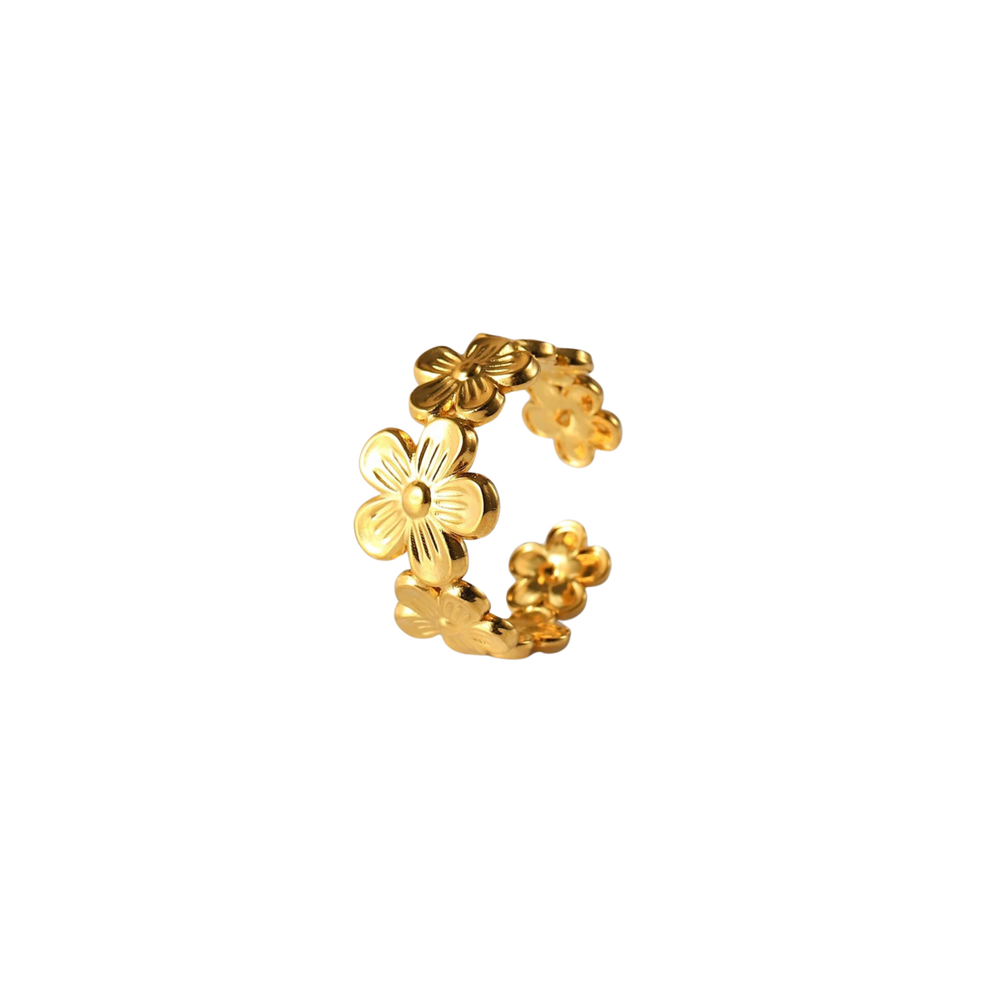 18k Gold Plated Bloom Ring