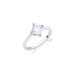 Princess Cut Quartz Ring