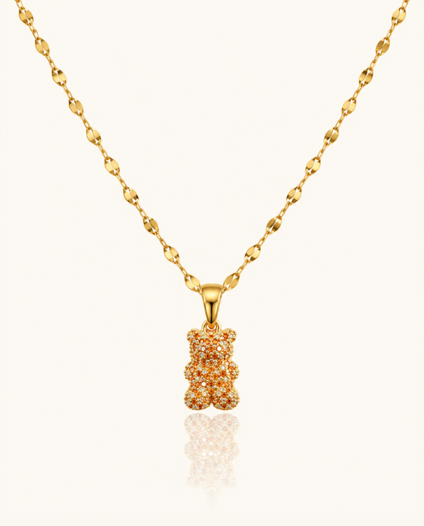 Teddy Necklace - 18K Gold (Demi Fine)