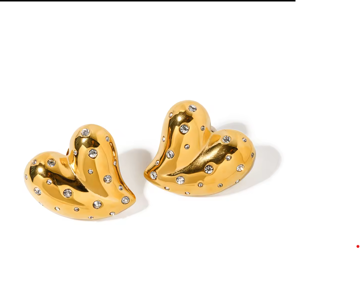 Gold Bobbles Earring