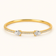 Twin Spark Kada - 18k Gold ( Demi Fine )